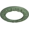 Ekena Millwork Ribbon with Bow Medallion (Canopies up to 7 1/2"), 12 1/4"OD x 7 1/2"ID x 7/8"P, Athenian Green CM12RIAGF - alternate 4